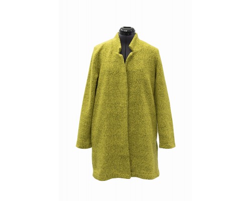 Пальто зеленое